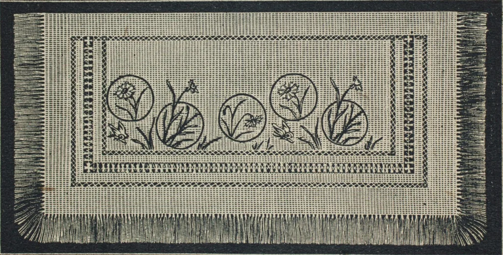 An illustration from Florence home needle-work, 1887, leaf 75