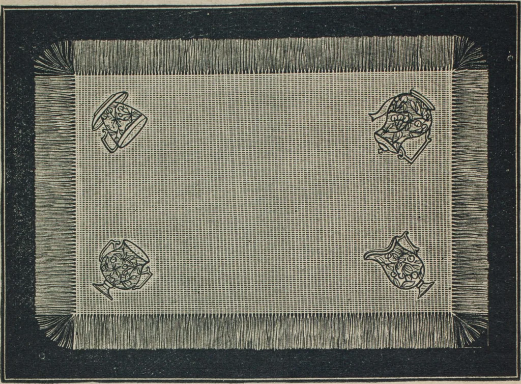 An illustration from Florence home needle-work, 1887, leaf 77