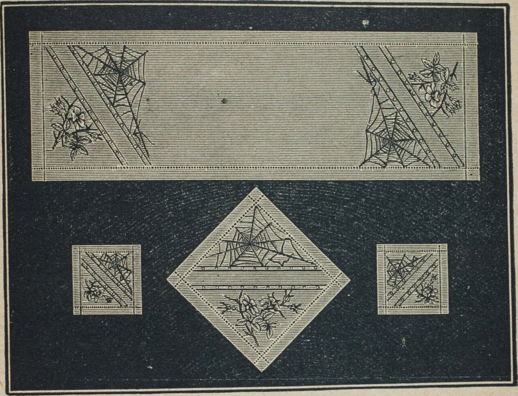 An illustration from Florence home needle-work, 1887, leaf 78