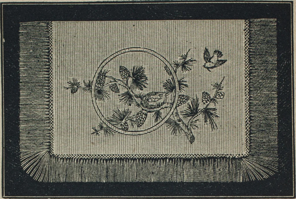 An illustration from Florence home needle-work, 1887, leaf 79
