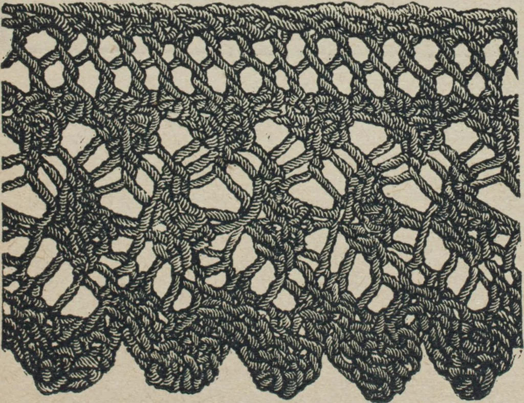 An illustration from Florence home needle-work, 1887, leaf 87