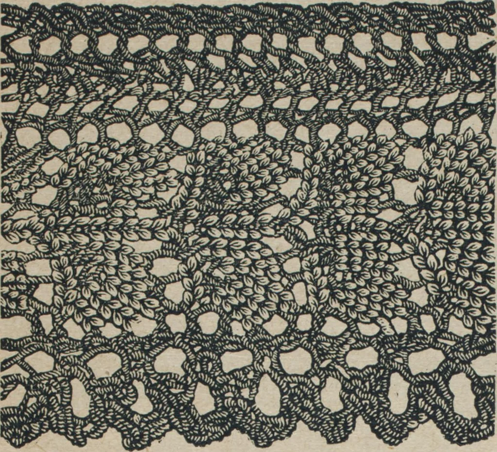 An illustration from Florence home needle-work, 1887, leaf 93