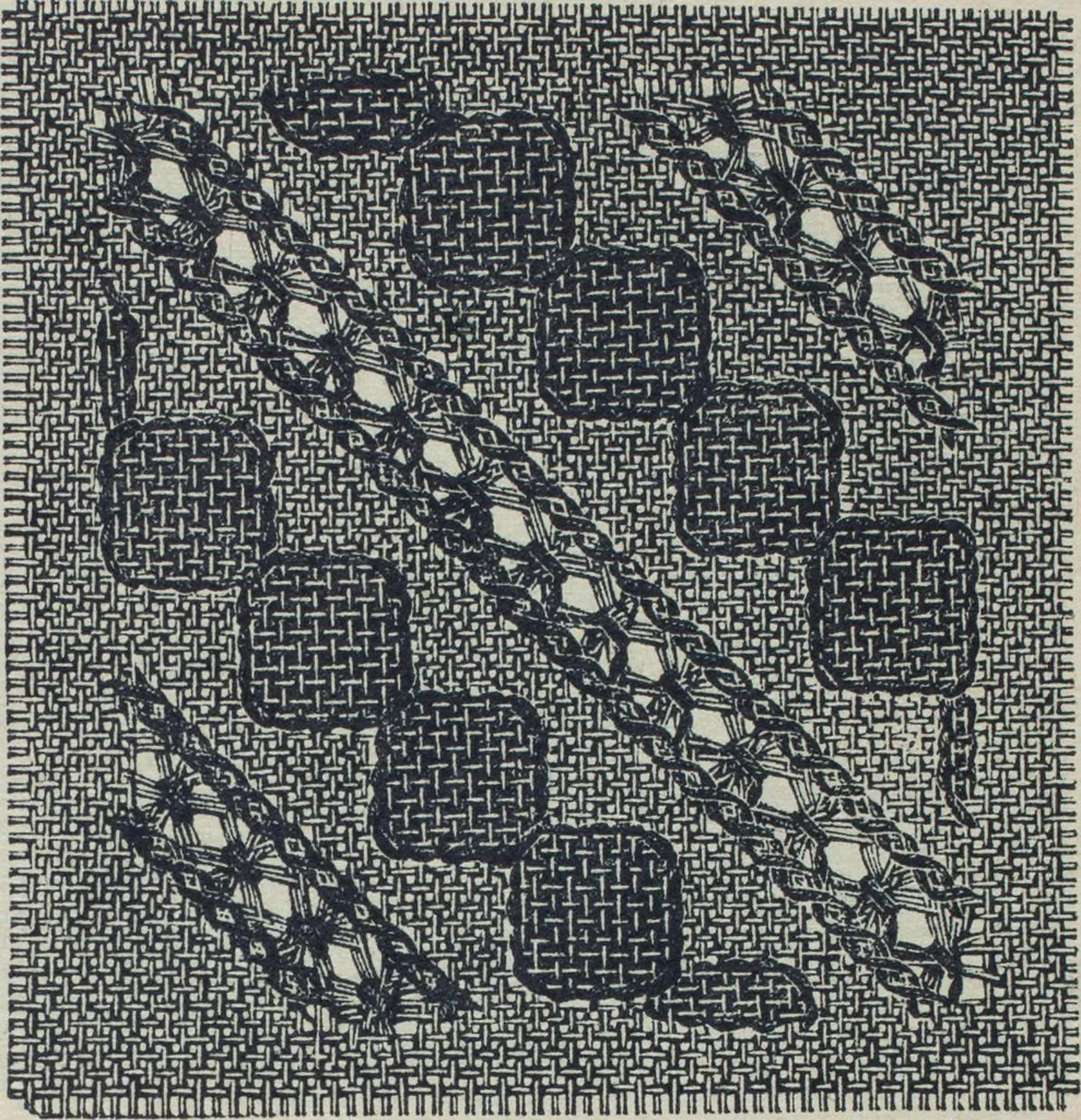 An illustration from Florence home needle-work, 1888, leaf 36