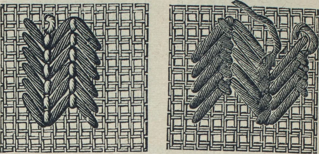 An illustration from Florence home needle-work, 1888, leaf 43