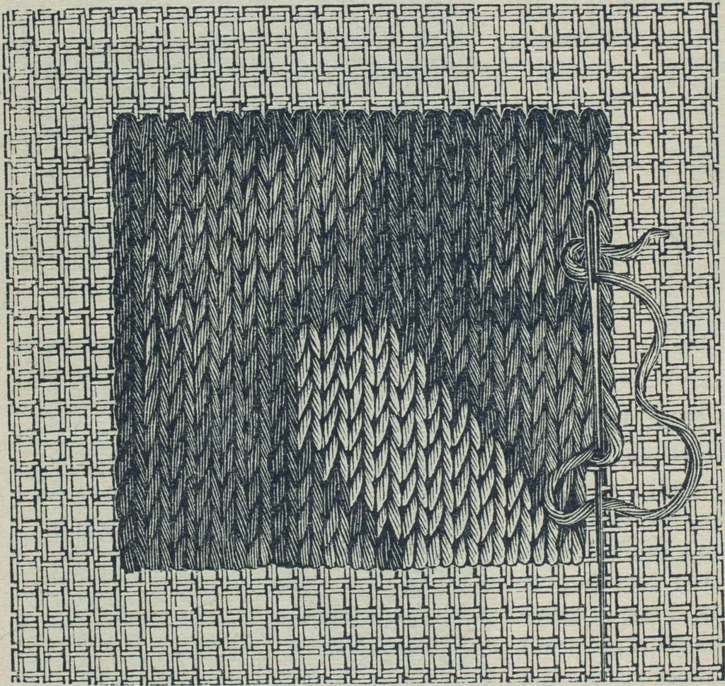 An illustration from Florence home needle-work, 1888, leaf 45