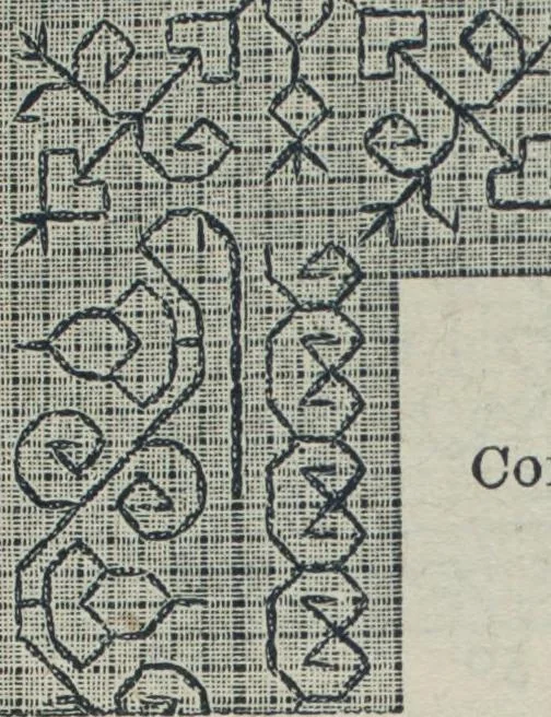 An illustration from Florence home needle-work, 1888, leaf 49