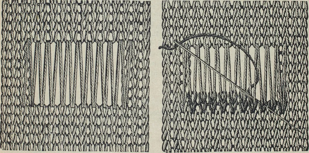 An illustration from Florence home needle-work, 1888, leaf 52