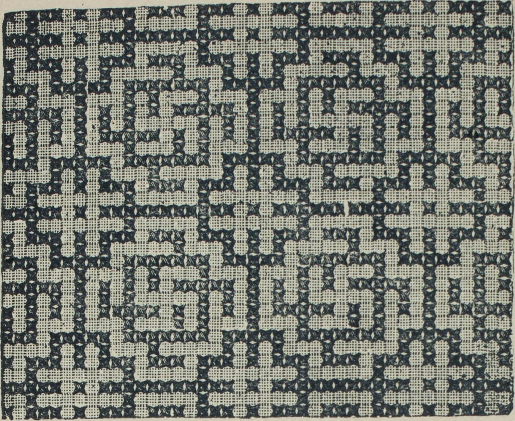 An illustration from Florence home needle-work, 1888, leaf 75