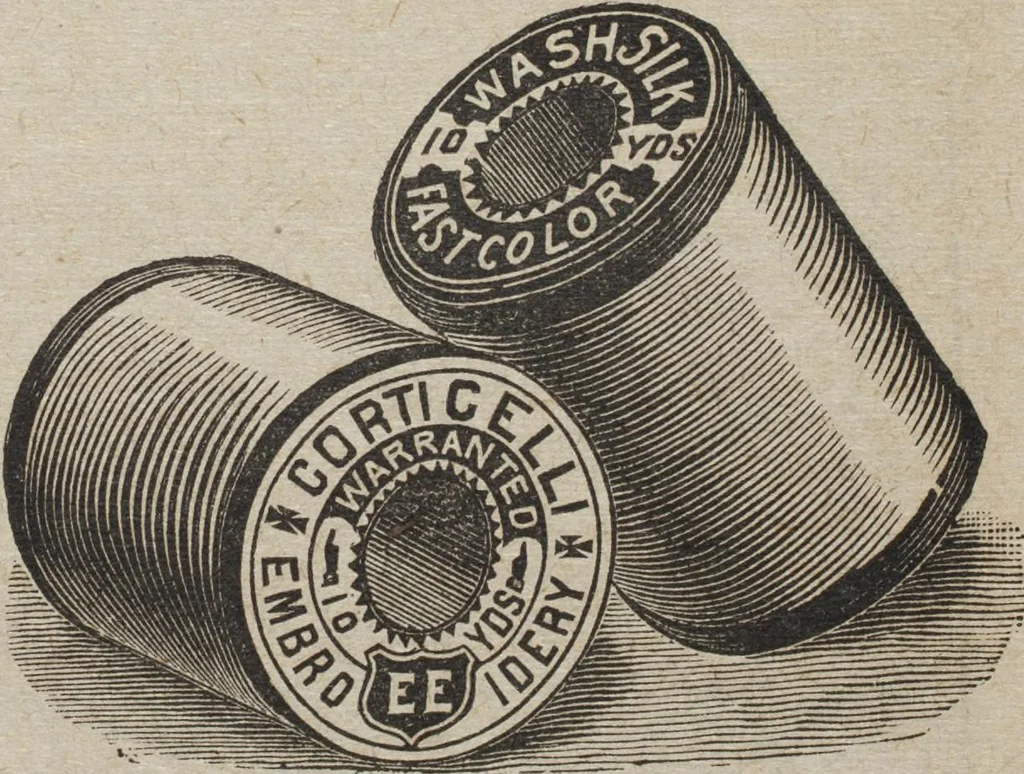 An illustration from Florence home needle-work, 1889, leaf 16