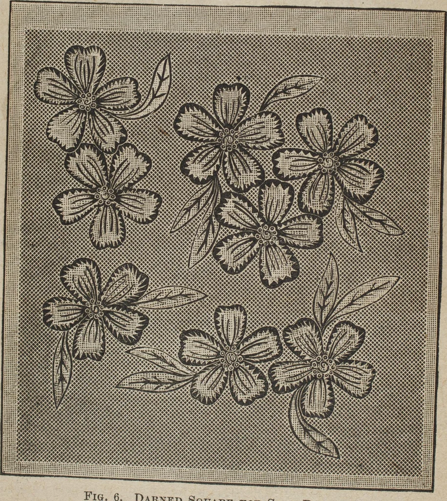 An illustration from Florence home needle-work, 1889, leaf 17