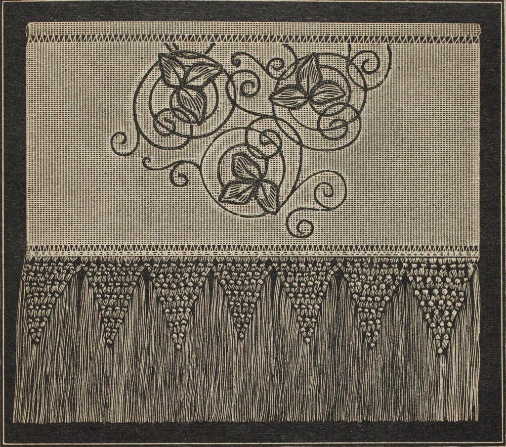 An illustration from Florence home needle-work, 1889, leaf 20