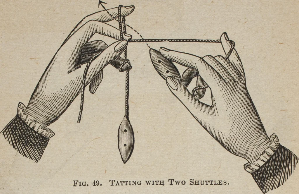 An illustration from Florence home needle-work, 1889, leaf 39