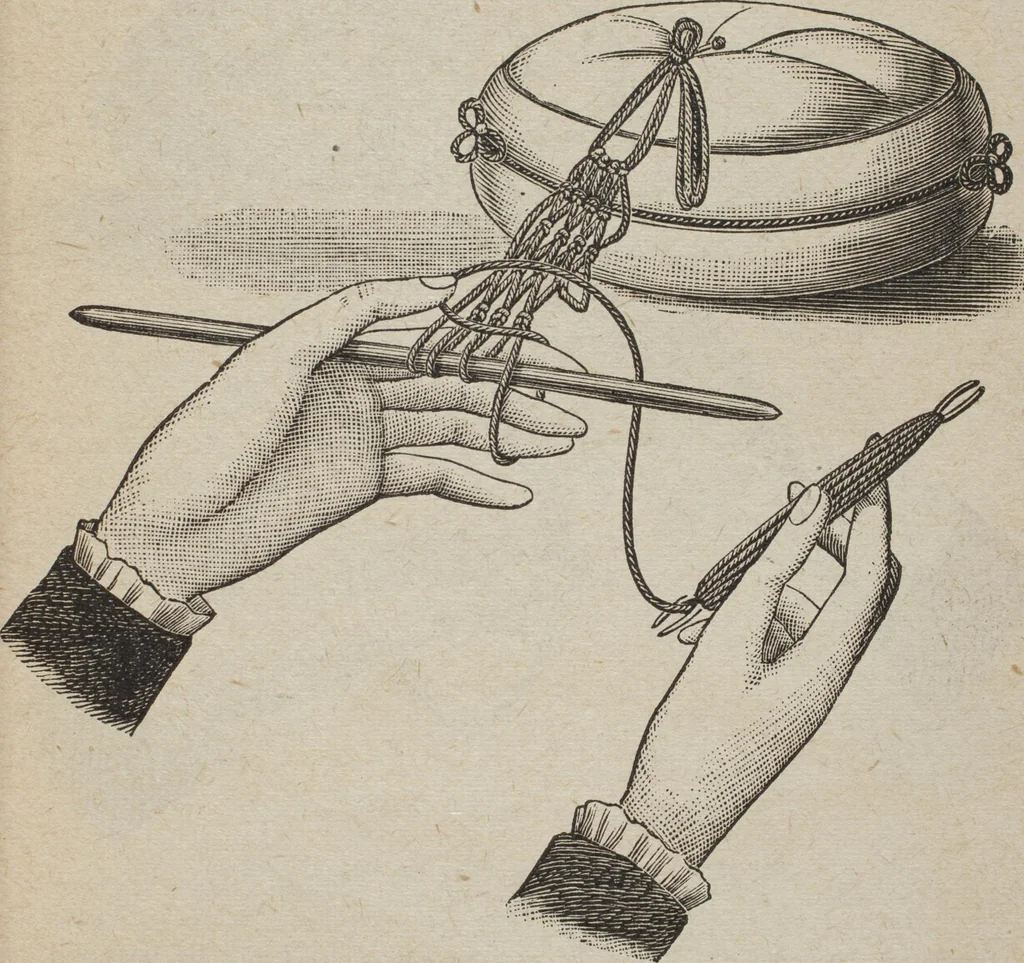 An illustration from Florence home needle-work, 1889, leaf 48