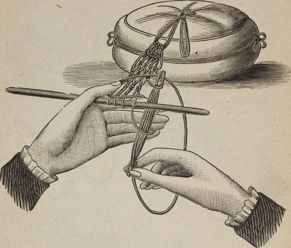 An illustration from Florence home needle-work, 1889, leaf 49