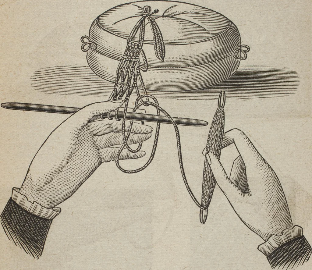 An illustration from Florence home needle-work, 1889, leaf 50