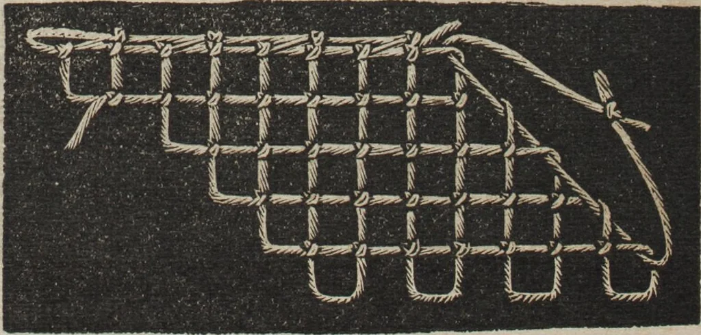 An illustration from Florence home needle-work, 1889, leaf 54