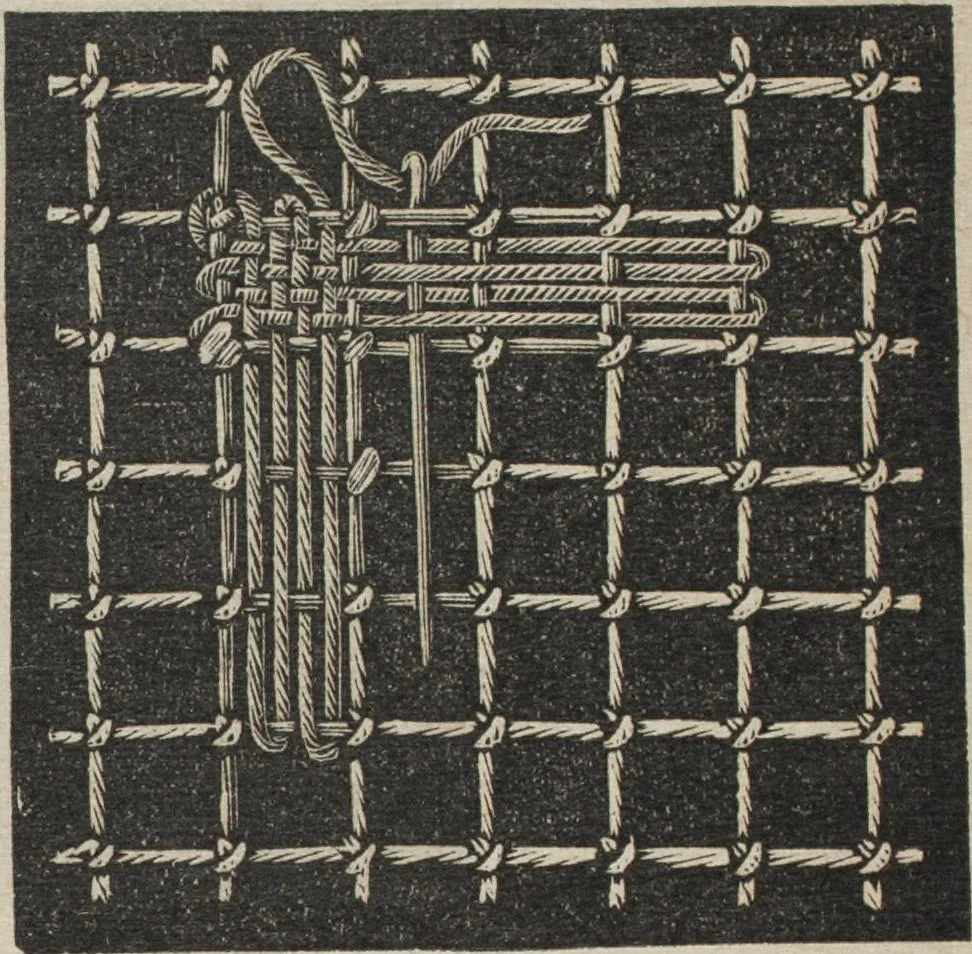 An illustration from Florence home needle-work, 1889, leaf 62
