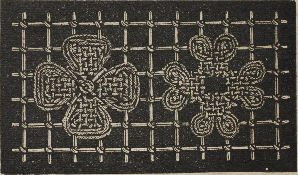 An illustration from Florence home needle-work, 1889, leaf 68