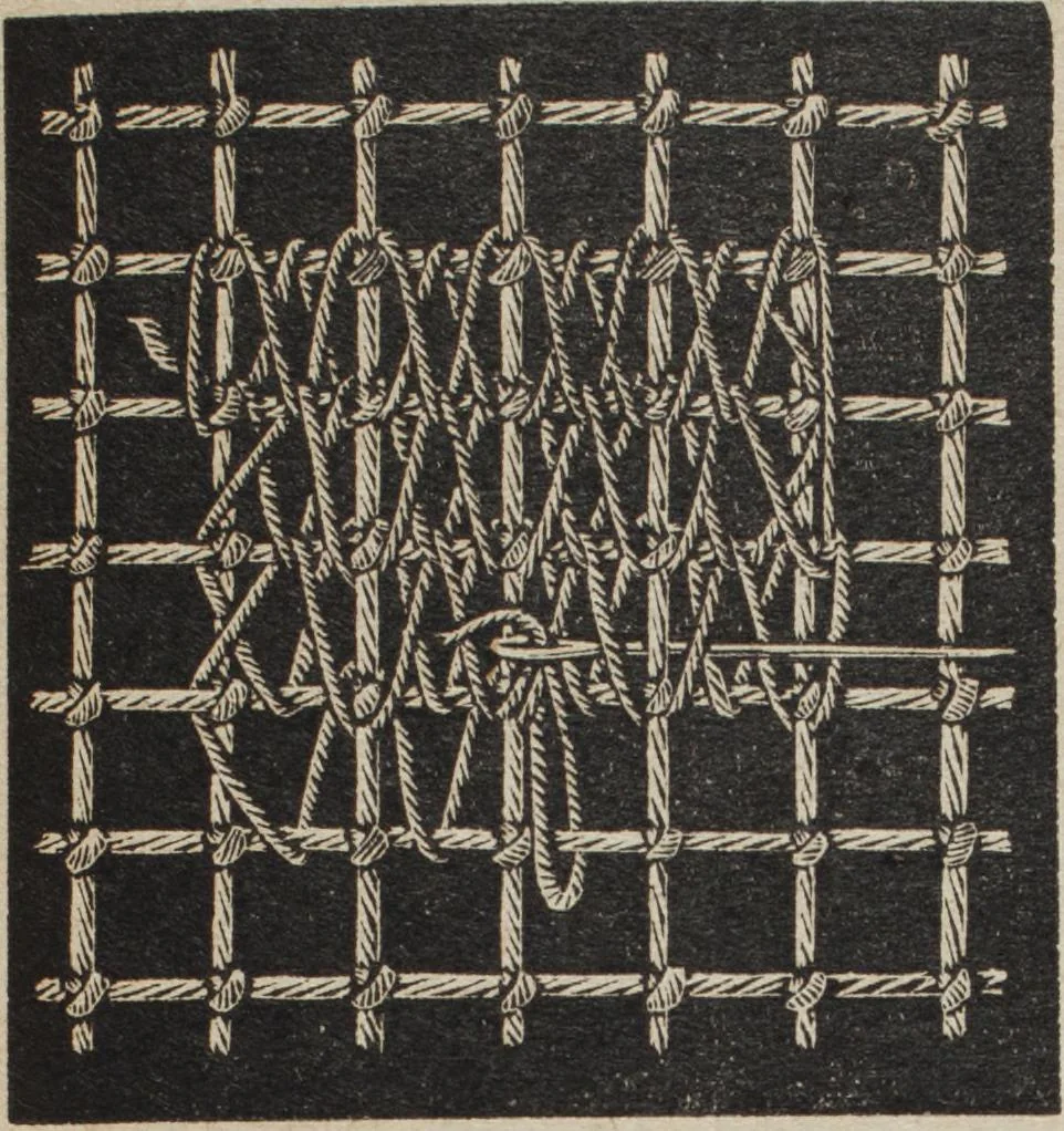 An illustration from Florence home needle-work, 1889, leaf 70