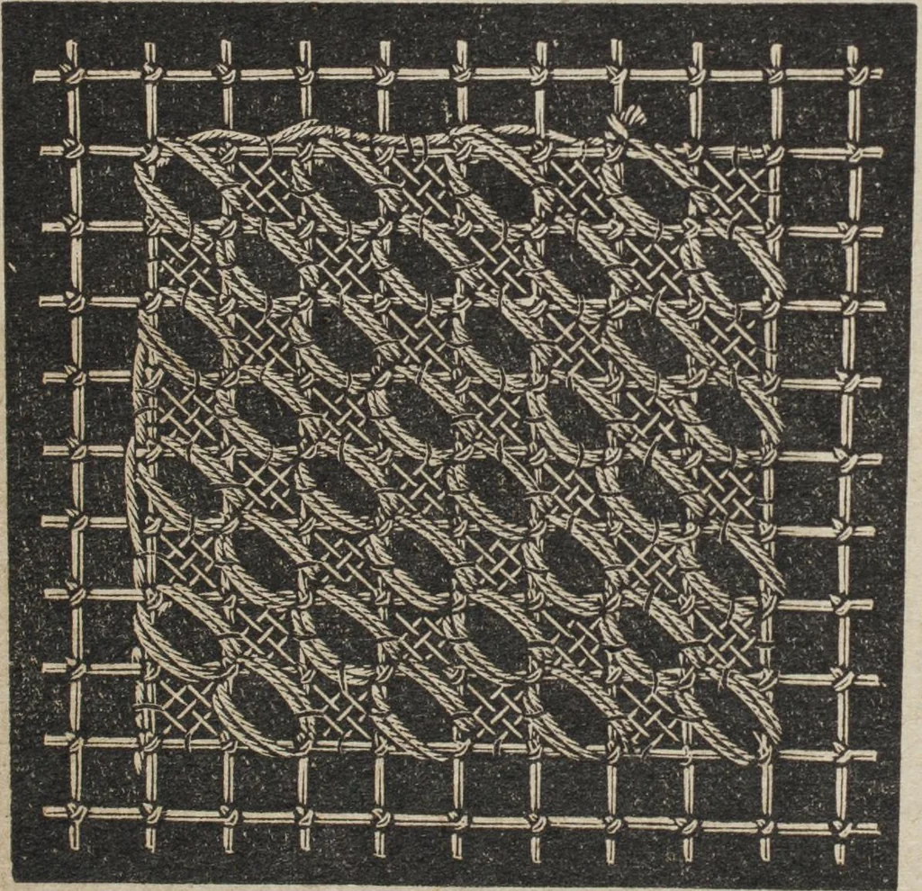 An illustration from Florence home needle-work, 1889, leaf 73