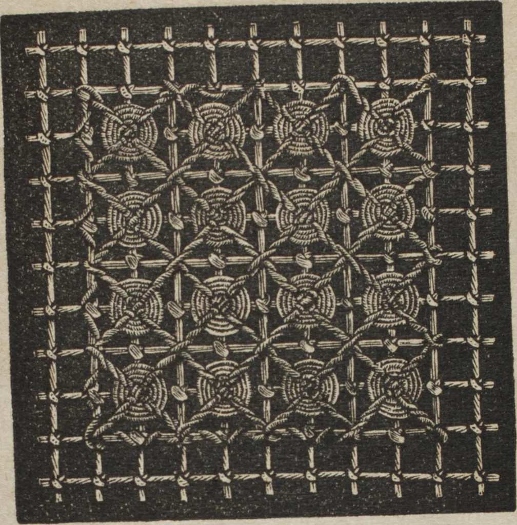 An illustration from Florence home needle-work, 1889, leaf 76