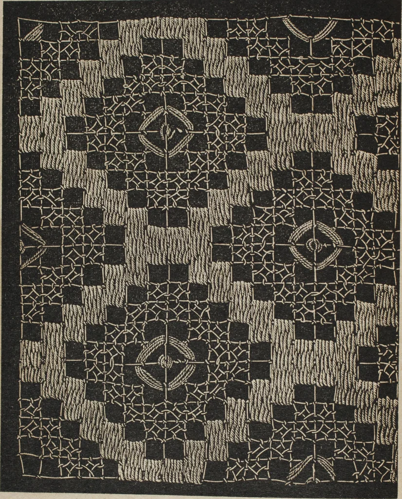An illustration from Florence home needle-work, 1889, leaf 77