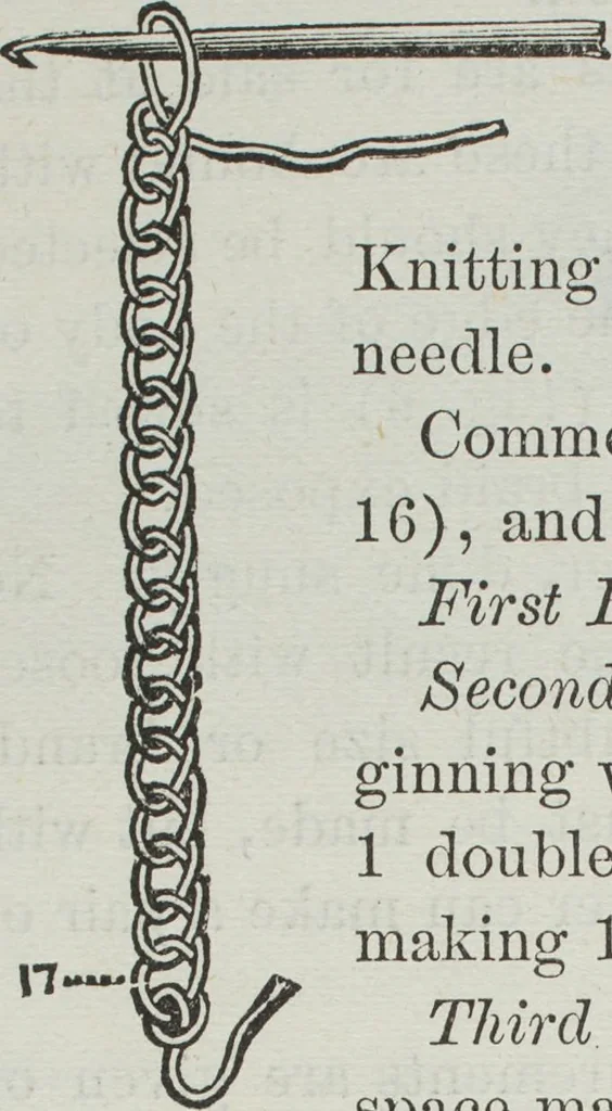 An illustration from Florence home needle-work, 1891, leaf 17