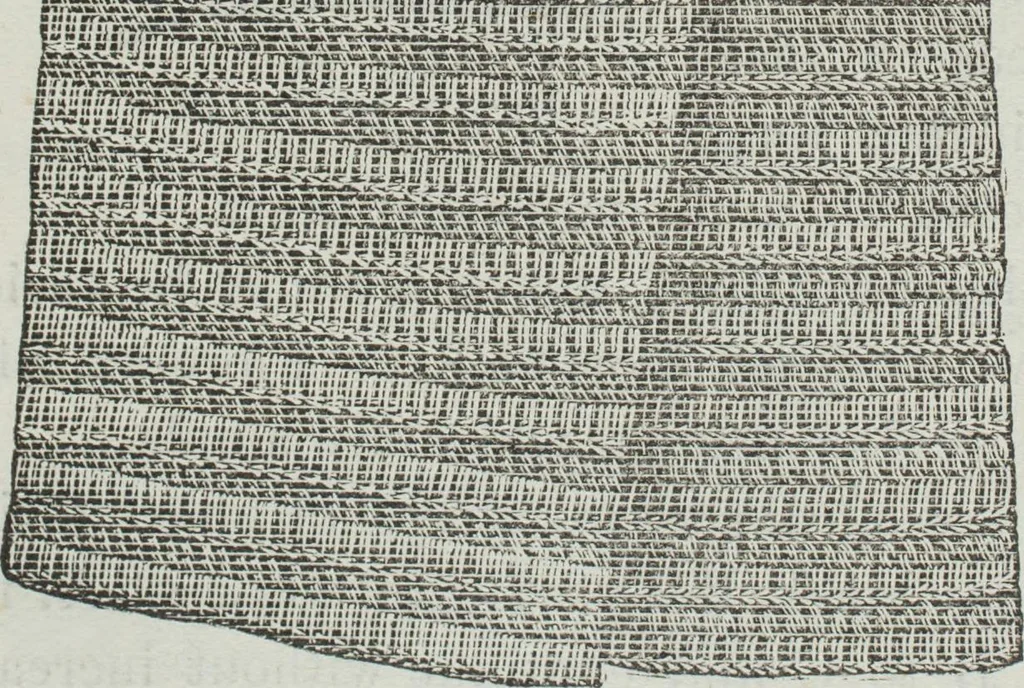 An illustration from Florence home needle-work, 1891, leaf 19
