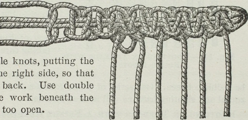 An illustration from Florence home needle-work, 1891, leaf 44