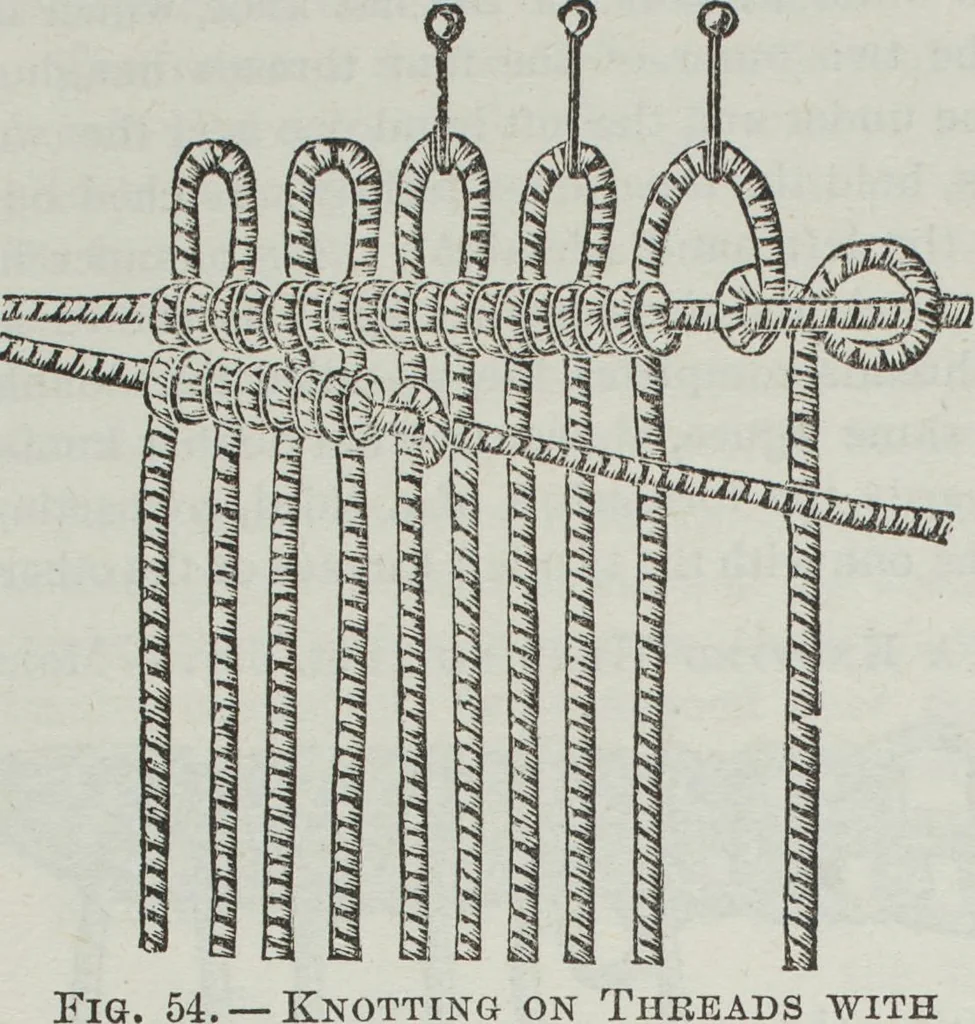 An illustration from Florence home needle-work, 1891, leaf 45