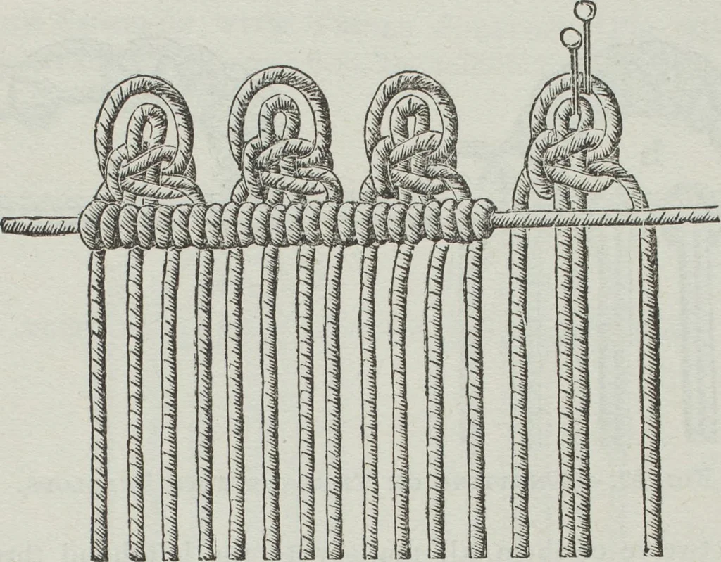 An illustration from Florence home needle-work, 1891, leaf 46