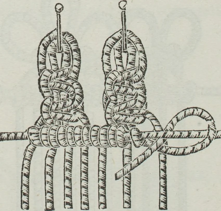 An illustration from Florence home needle-work, 1891, leaf 46