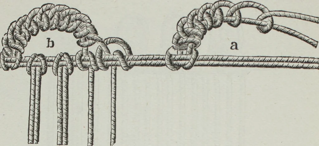 An illustration from Florence home needle-work, 1891, leaf 47