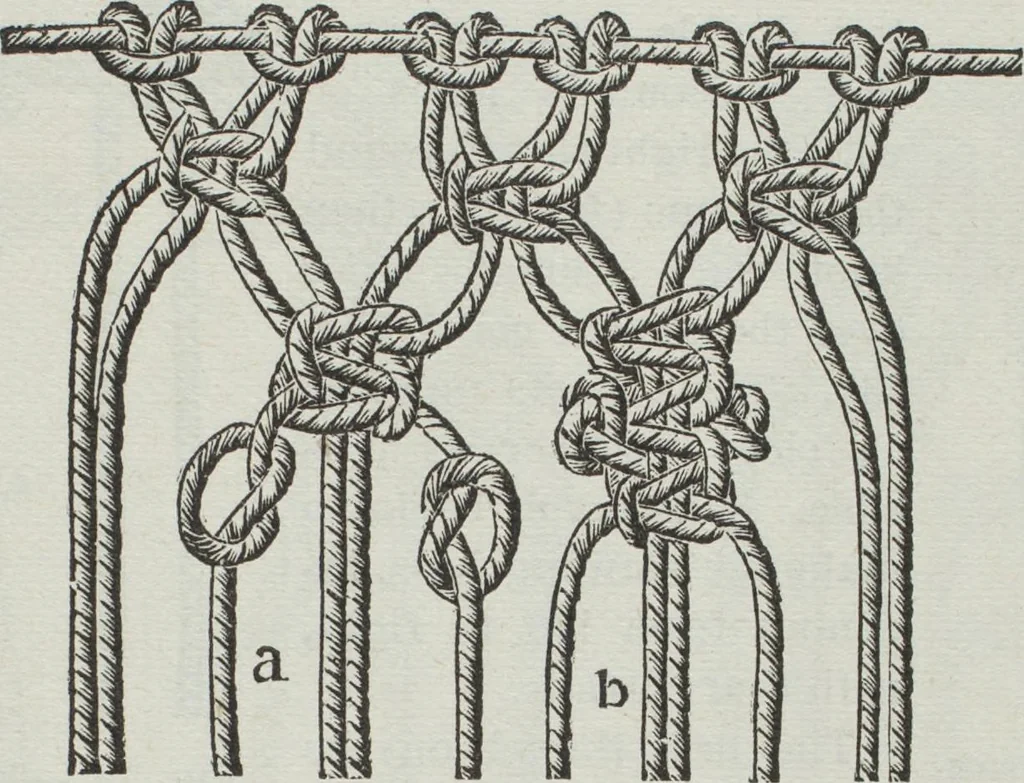An illustration from Florence home needle-work, 1891, leaf 52