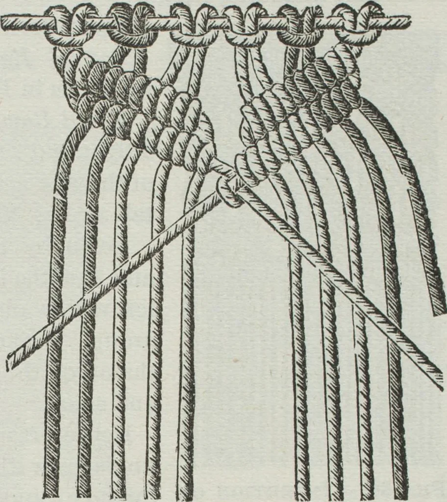 An illustration from Florence home needle-work, 1891, leaf 56