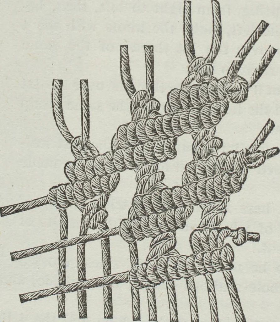 An illustration from Florence home needle-work, 1891, leaf 73