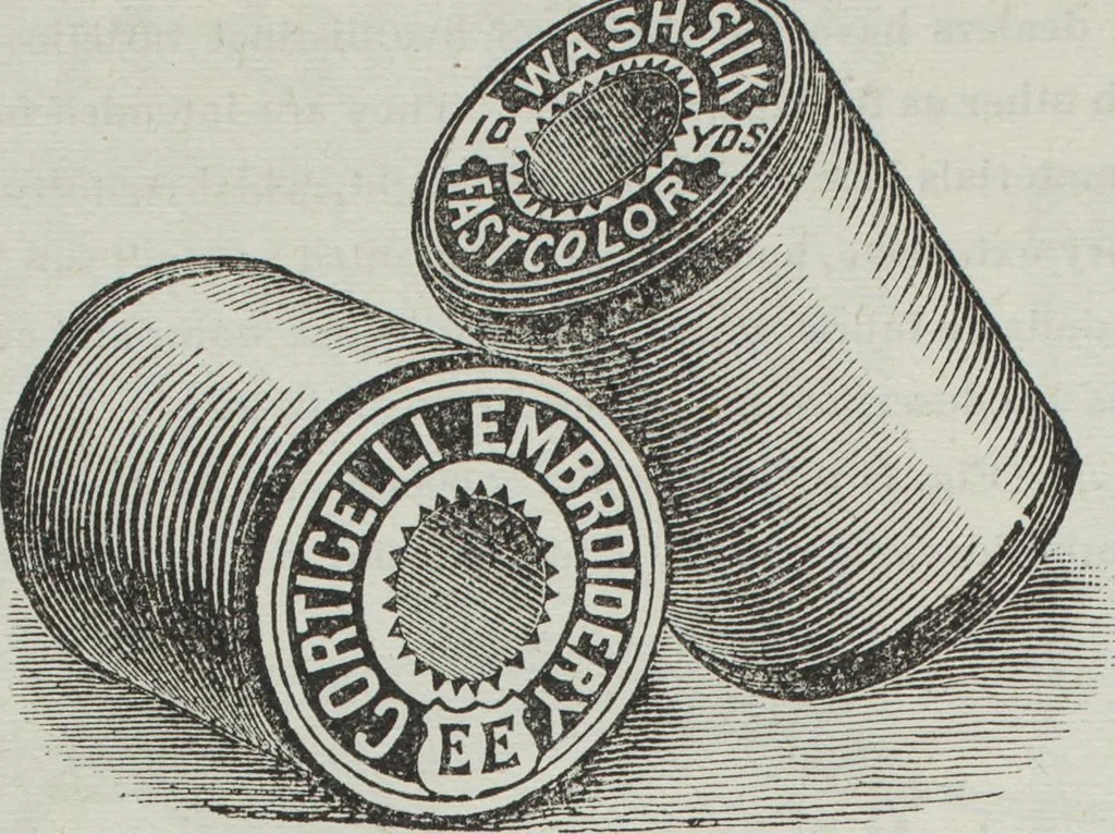 An illustration from Florence home needle-work, 1891, leaf 87