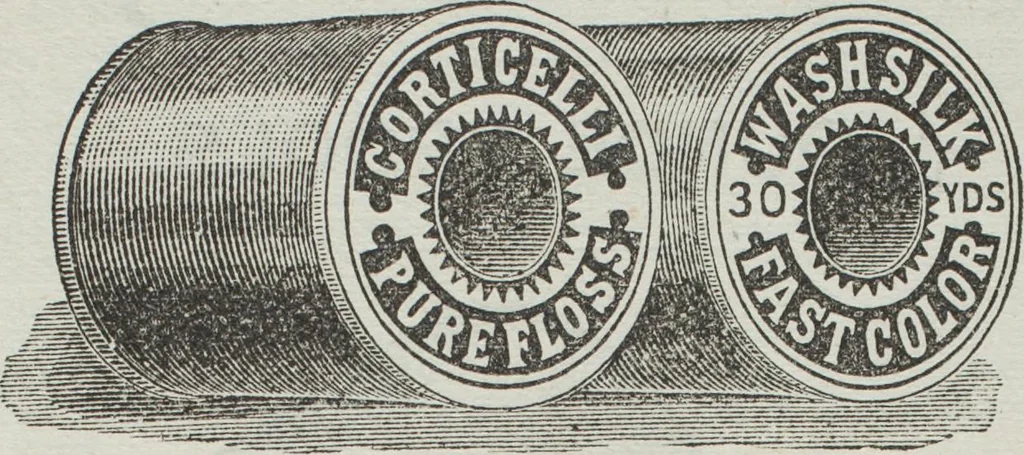 An illustration from Florence home needle-work, 1891, leaf 88