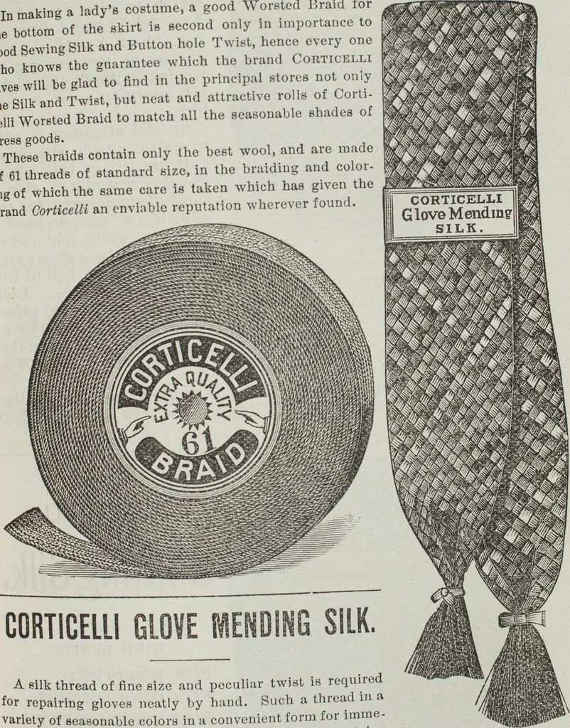An illustration from Florence home needle-work, 1891, leaf 92
