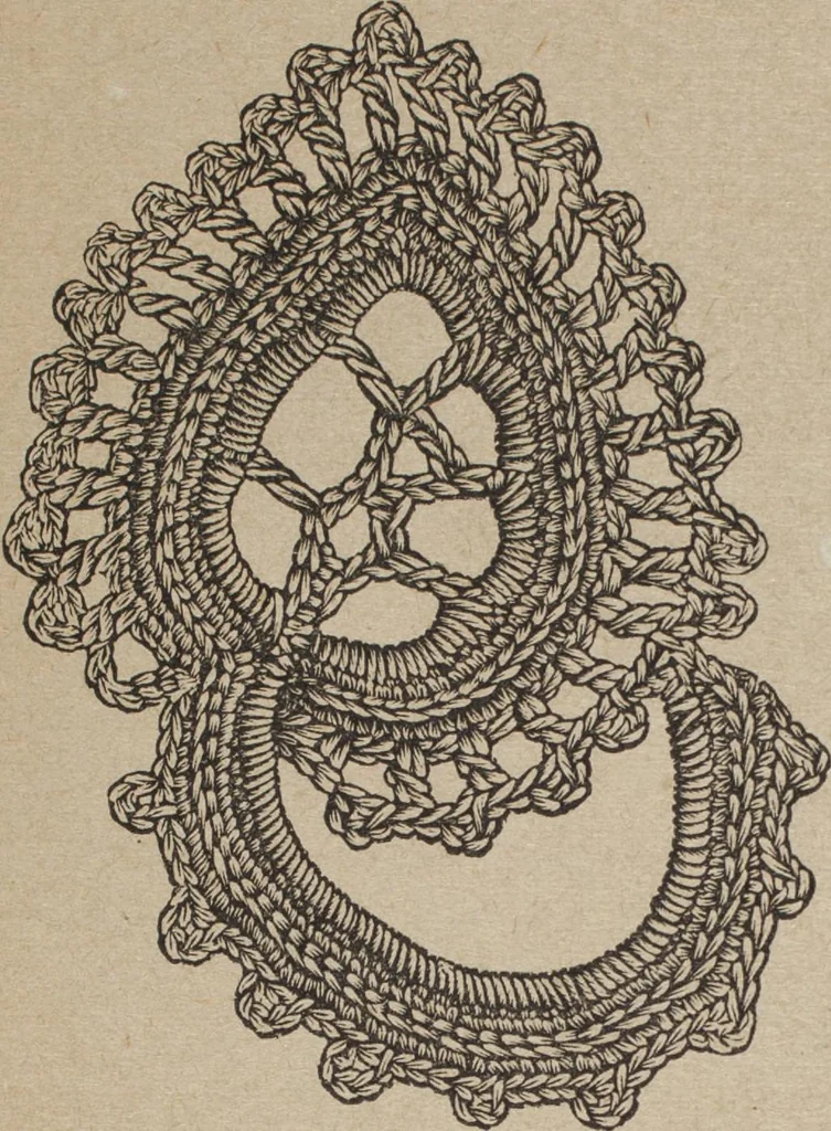 An illustration from Florence home needle-work, 1892, leaf 43