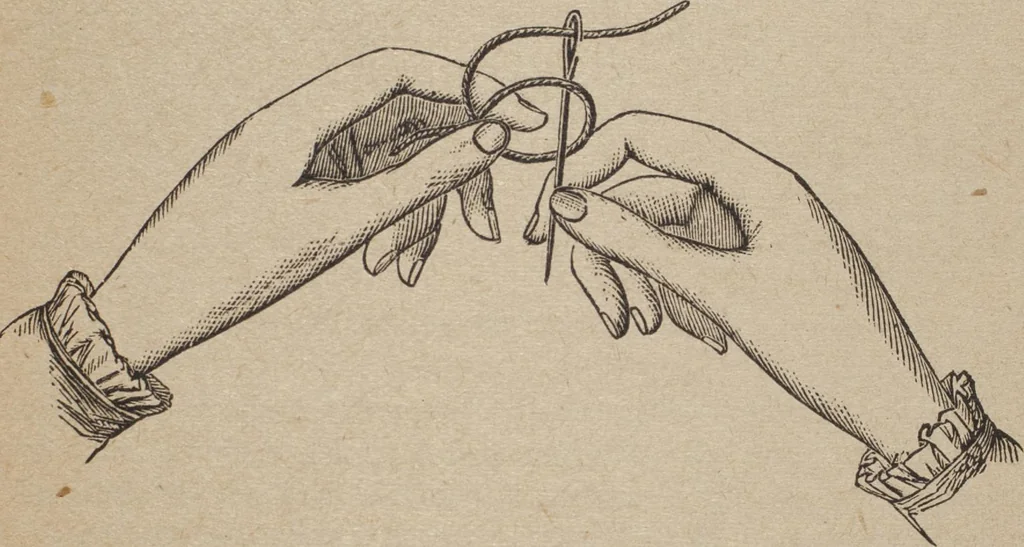 An illustration from Florence home needle-work, 1892, leaf 50