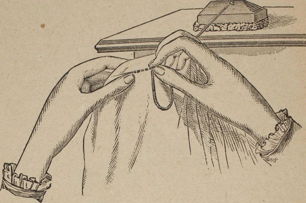 An illustration from Florence home needle-work, 1892, leaf 51