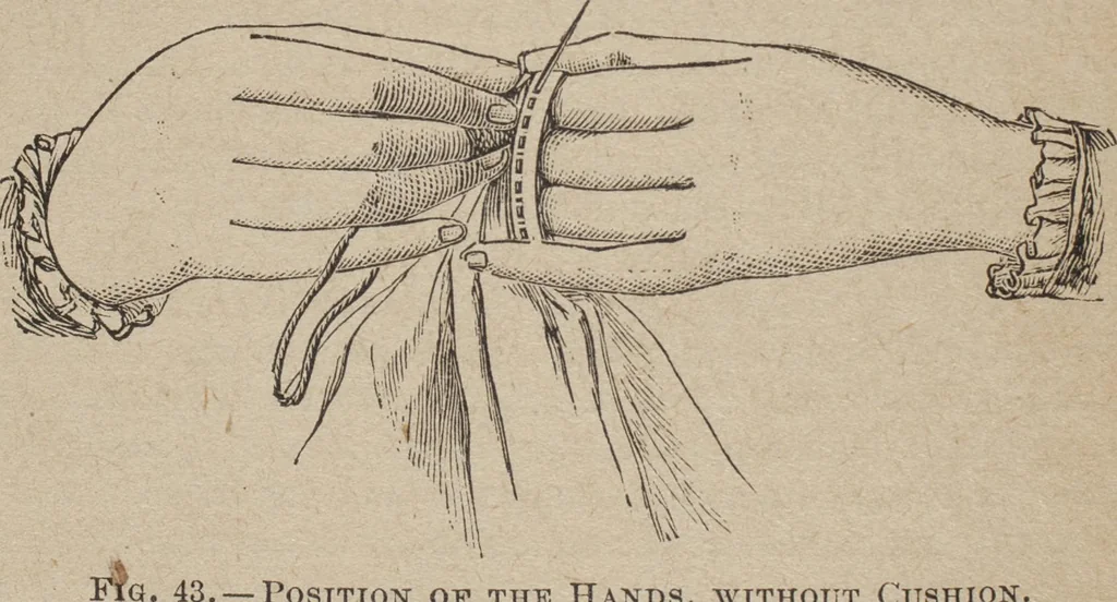 An illustration from Florence home needle-work, 1892, leaf 51