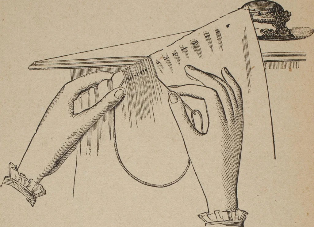 An illustration from Florence home needle-work, 1892, leaf 55