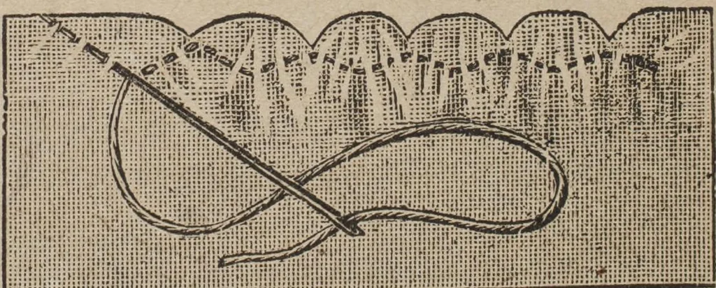 An illustration from Florence home needle-work, 1892, leaf 56