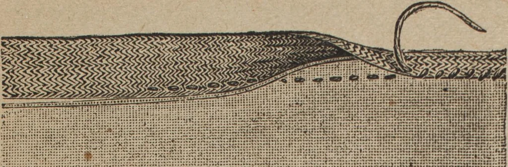 An illustration from Florence home needle-work, 1892, leaf 57