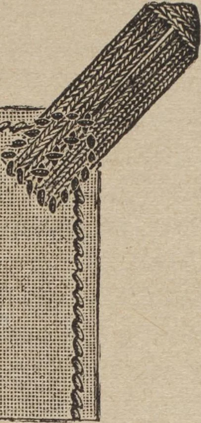 An illustration from Florence home needle-work, 1892, leaf 57