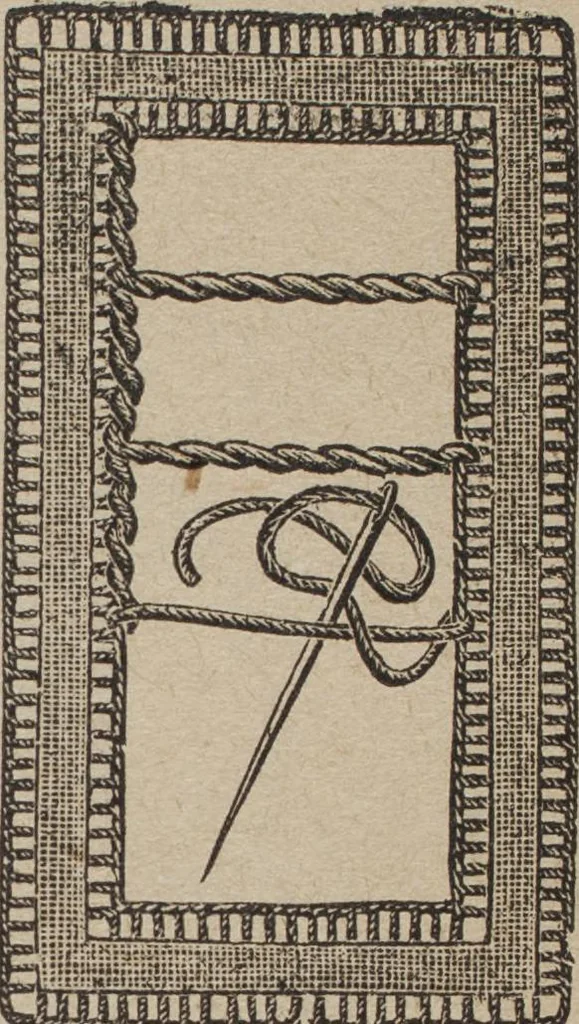 An illustration from Florence home needle-work, 1892, leaf 64