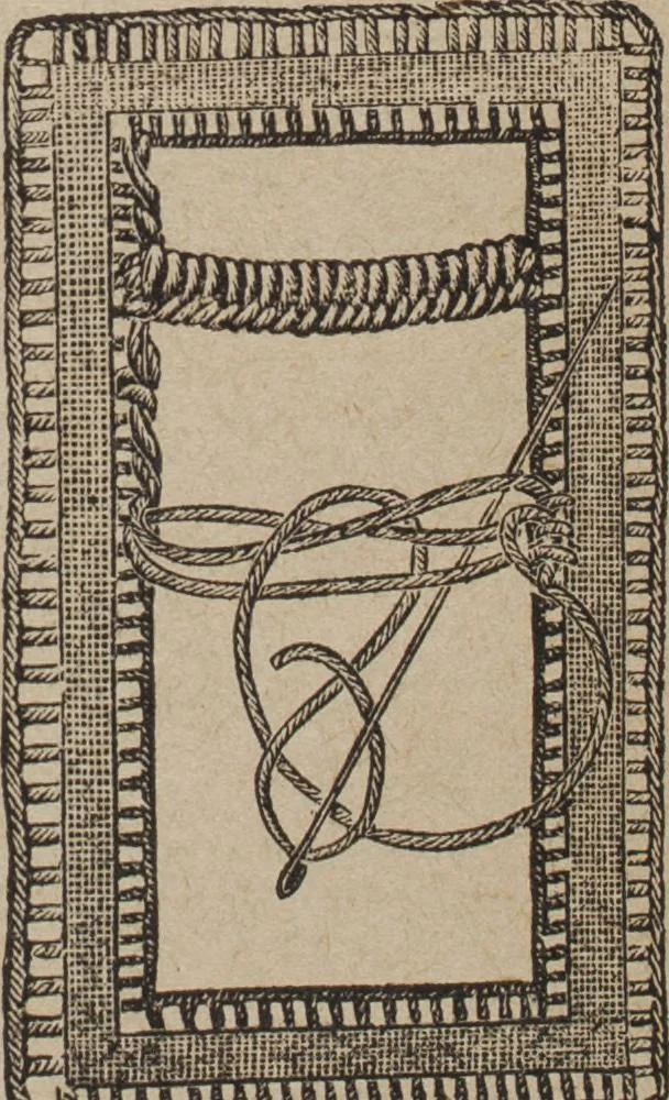 An illustration from Florence home needle-work, 1892, leaf 64