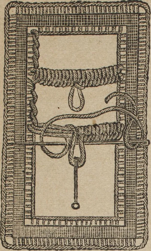 An illustration from Florence home needle-work, 1892, leaf 65